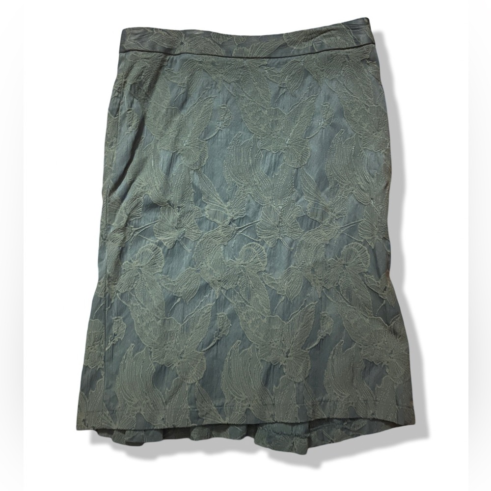 Club Monaco Green Knee-Length Casual Skirt